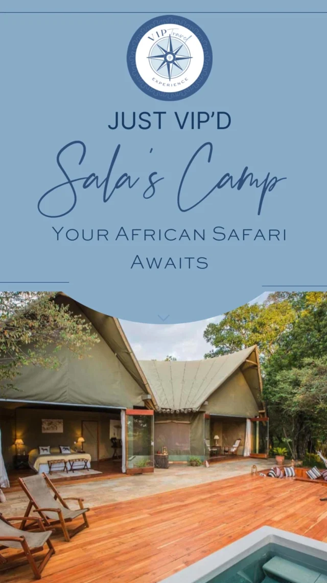 Just VIP’d Sala’s Camp apart of The Safari Collection ! 🌅🐘

Nestled on the banks of the Sand River, Sala’s Camp offers peaceful luxury surrounded by stunning wildlife and views. Enjoy refreshing drinks and homemade treats before your evening game drive 🍵✨ Relax by the firepit, spot sunbathing mongoose, or savor a unique barbecue under the stars 🔥🌌 Enjoy luxurious tents that have private decks and plunge pools, perfect for unwinding after a day in the wild 🧘‍♀️🌿

With expert guides and personalized safari vehicles, Sala’s Lodge promises an unforgettable adventure in one of the world’s top wildlife destinations 🦓🌍

#luxuryescapes #travel #luxuryresort #vip #viptravelexperience #viptravel #travelgram #luxurytravel #luxury #luxurytraveler #explore #travelblog #discoverunder5k #travelblogger #bestdestinations #bestplaces #traveladvisor #escape #paradise #travelinspiration #traveling #travelbook #traveltips #instatravel #travelmoments #travelinggram #seetheworld #bespoketravel #luxurylocation #luxuryescapes